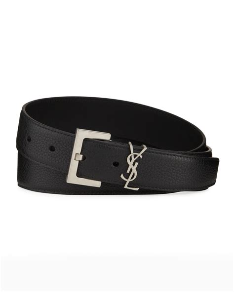 authentic ysl mens belt